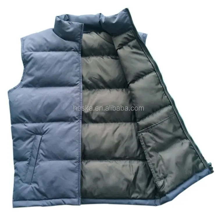 Blue Men bodywarmer comfortable gilet padding vest