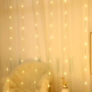 Guirlande lumineuse LED <span class=keywords><strong>Greenlantern</strong></span> pour fenêtre, 2m, IP44, 8 modèles, pour jardin, USB, décoration de Noël et de fêtes - Product Image 2