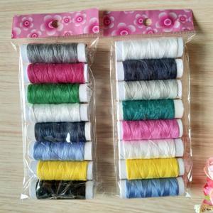 Petits fils à coudre colorés, petits bobines de fil, noir, blanc et rouge, kit de couture pour femme âgée, travaux de couture à la main. - Product Image 2