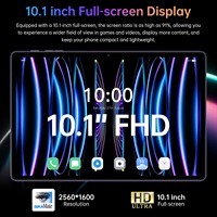 Tablette PC Professionnelle Android 15 avec Processeur MTK Octa-Core, Écran 10,1 Pouces, Wi-Fi 5G, 16 Go RAM, 256 Go Stockage, Double SIM pour Appels, Idéale pour l'Apprentissage des Adultes