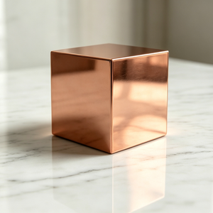 Laser Engraved Pure Copper Cube 1.5 Inch High Density Metal Element Cube for Periodic <b>Table</b> of Elements Collection DIY Gift - Product Image 1