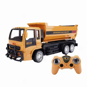 2.4Ghz 6 Channel 1:24 Rc Tipper Engineering Car Alloy and Plastic Tipping Bucket Remote Control Dump Truck For children's Gift