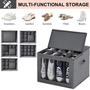 2025 bán chạy nhất đa chức năng Stackable giày lưu trữ container cốc lưu trữ trường hợp - Product Image 6