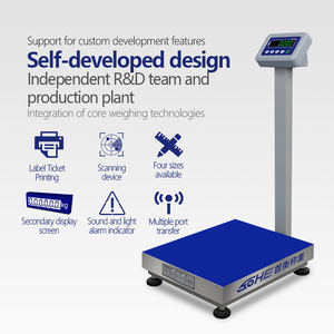 Sohe B7 40*50cm 50*60cm 60*80cm 100-800kg LED-Anzeige Kohlenstoffstahl 1 Jahr Garantie Industrielle Quadratische Stangenwaage OEM ODM - Product Image 6