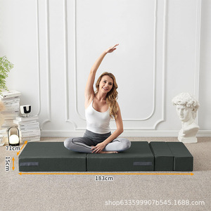 Yoga <b>Mat</b> Folding <b>EVA</b> 183cm X 71cm X 15cm High Density Portable Exercise <b>Mat</b> For Home Gym Yoga Practice - Product Image 1