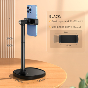Nuovo Supporto da Scrivania X66 Premium per <span class=keywords><strong>Telefono</strong></span>, Rotazione a 360°, Supporto Regolabile per Videochiamate, Streaming Live e Ufficio - Product Image 5