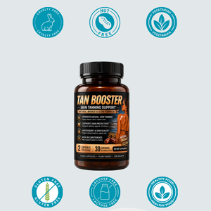 Capsules de bronzage oral pour adultes OEM avec bêta-carotène et astaxanthine pour le soutien immunitaire (60 capsules/flacon) – Déconseillé aux femmes enceintes - Product Image 4