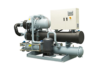Glycol à basse température/saumure ou refroidisseur refroidi à l'eau de mer pour l'industrie chimique ou le refroidissement des fruits de mer (-25 degrés centigrades)