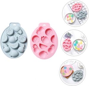 Molde de Silicona con 8 Cavidades en Forma de Fruta (Fresa, Sandía, Naranja, Piña) para Pasteles y Bandeja de Hielo para Helados, con Logotipo Personalizado - Product Image 2