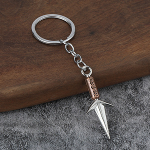 Colgante de llavero de espada de mano Retro Spired de moda con creatividad de personalidad para modelo de <span class=keywords><strong>arma</strong></span> - Product Image 5