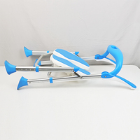 Chaise de douche pliante en U ZS CARE, réglable en aluminium, capacité 150 kg, garantie 1 an, sécurité salle de bain, soins à domicile