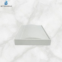 Plateau de présentation de bijoux blanc, support doux pour bracelets et colliers, coussin de présentation doublé