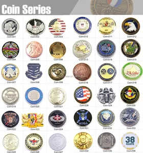 アンティークコイン3Dラウンドデザインカスタムメタル鉄亜鉛合金チャレンジコインゴールドコイン