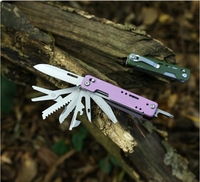 Couteau de poche tactique pliable multi-outils en acier inoxydable de survie pour le camping, dernière récolte 2026, avec ciseaux