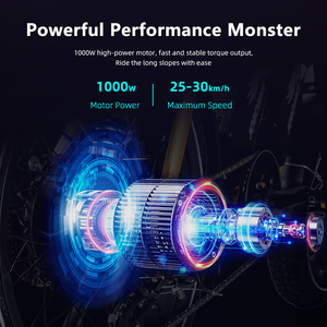 Personnalisation 52V15AH double batterie VTT <span class=keywords><strong>e</strong></span>-bike vélo électrique rapide adulte ville <span class=keywords><strong>e</strong></span> vélo 1000W vélo électrique - Product Image 4
