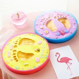 Newborn Infants Photo Frame DIY Air Dry <b>Clay</b> Baby Handprint Footprint - Product Image 2