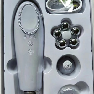 2026 New Arrival Waterproof Soft Silicone Electric Cleansing Facial Massager Beauty Use Face Washing Brush - Product Image 5
