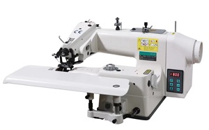 Máquina de coser industrial de cama cilíndrica de puntada invisible con operación electrónica y características automáticas de alta velocidad para costuras de pantalones - Product Image 5