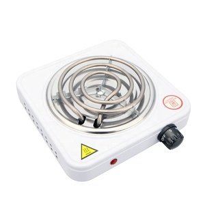 Piastra calda elettrica <span class=keywords><strong>per</strong></span> la casa 1000W in metallo 1 bruciatore con manopola di controllo della temperatura della bobina di <span class=keywords><strong>riscaldamento</strong></span> della stufa elettrica - Product Image 3