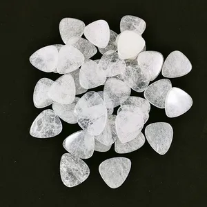 Hz Hongzhuo Hoge Kwaliteit Kleurrijke Jazz Gitaar Pick Driehoek Clear Quartz Gitaar Plectrums