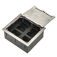 Fpaier Panneau de prises de sol de type ouvert en acier inoxydable à montage plat Norme IP20 pour mise à la terre résidentielle et usage général