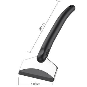 ที่ขูดน้ำแข็งและหิมะสำหรับรถยนต์ ไม่ทำลายกระจก ของใช้จำเป็นในฤดูหนาว ขนาด 25x14 ซม. ผลิตจาก ABS, สแตนเลส และ TRP - Product Image 3