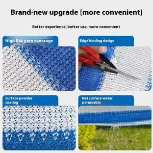 HDPE GRAKブルーホワイトストライプ植物農業温室サンシェードネット高密度ポリエチレンシェード帆 & ネット - Product Image 2