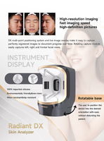 Appareil de scanner facial DX pour la détection et l'analyse des problèmes cutanés potentiels tels que l'acné, utilisé pour le diagnostic facial