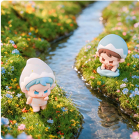 2026 Shanghai QDF Beans Amlls Yaoyao Eleven Xiao E Flower EIF Minis Blind Box Figurines Amlls Miniatures en PVC de collection Décoration
