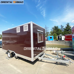 Camion de nourriture mobile Shimao oriental entièrement équipé Nouvelle remorque de pizza de BBQ pour le restaurant fabriquée en Chine avec le matériel de maïs - Product Image 2