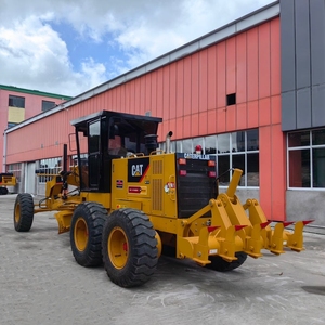 Niveleuse à moteur CAT 140H d'occasion, niveleuse routière Caterpillar 140H d'origine, équipement de construction hydraulique à vendre - Product Image 3