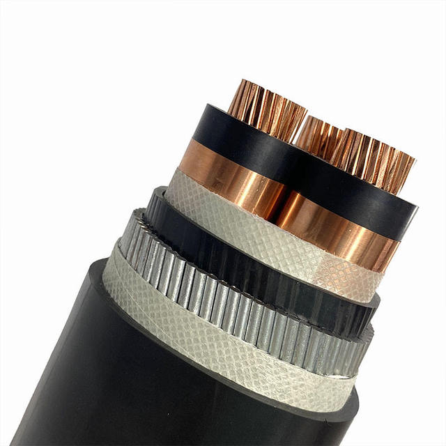 Medium Voltage Power Cable with XLPE Insulation PVC Sheath and Copper Conductor Factory Supplied Armoured Cable