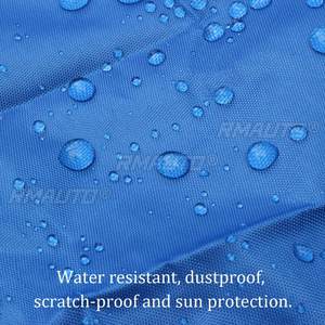Bâche de protection robuste 210D pour bateau de 11 à 22 pieds, remorquable, pour bateau à coque en V, bateau rapide, bateau de pêche, bateau de ski nautique, imperméable, anti-poussière, anti-UV - Product Image 3