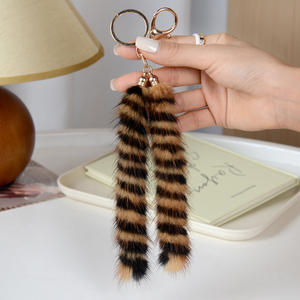 Mode Faux pour Peluche Pendentif Sac Charme Plusieurs Couleurs Faux Animal Fourrure Accessoires - Product Image 6