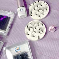 Extensiones de Pestañas Cashmere Mate Oscuro .03 CC, Fibra Tecnológica Personalizable, 6-17 mm, Extensiones de Pestañas de Alta Gama