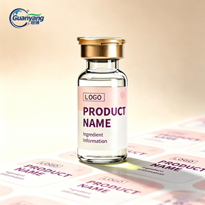 Purple Pink Peptide <strong>Vial</strong> <strong>Labels</strong> Waterproof Adhesive Vinyl <strong>Stickers</strong> for 2ml <strong>10ml</strong> Medical Cosmetic Serum Glass Bottle Packaging - Product Image 1