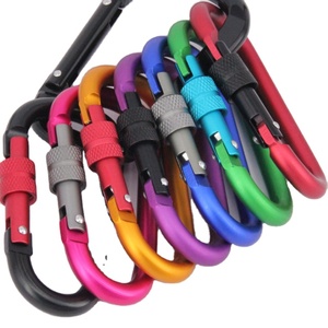 Outdoor Camping Aluminum Locking Carabiner