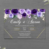 Invitations de mariage personnalisées en acrylique transparent, impression UV personnalisée, cartes d'invitation dorées artisanales pour mariage