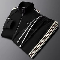 Ensemble deux pièces pour homme : Veste et pantalon de sport décontracté haut de gamme, grandes tailles, vente en gros directe usine