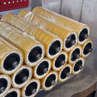 Rouleau en plastique solide résistant aux alcalis et aux produits chimiques, découpe sur mesure pour centrale à béton