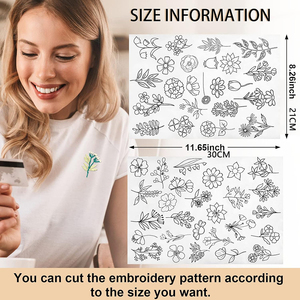 Dính Tự Dính Wasway Ổn Định Ủng Hộ 20*30Cm 50Pcs Mỗi Túi Nước Hòa Tan Giấy Cho In Ấn Thêu Ủng Hộ - Product Image 4