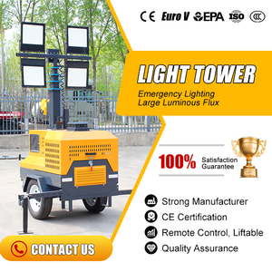 Générateur diesel extérieur chinois de 7 m, tour d'éclairage <span class=keywords><strong>LED</strong></span> portable pour <span class=keywords><strong>chantier</strong></span> de construction et exploitation minière - Product Image 3