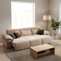 Canapé-lit moderne 2 en 1 pliable, extensible, en tissu extensible pour petits espaces, métal, gain de place, salon
