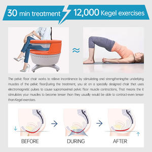 La dernière chaise de contraction des muscles du plancher pelvien, instrument magnétique actif pour la revitalisation de la peau du plancher pelvien féminin - Product Image 4