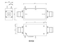 Modul Penguat RF Gain Tinggi 30dB, NF 0.8dB, Pita Sempit 2.2-2.3GHz, untuk Peningkatan Sinyal Microwave dengan Kebisingan Rendah