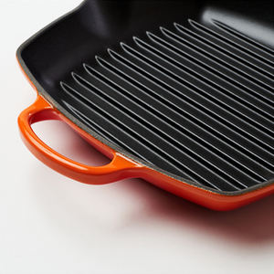 Sartén para carne de hierro fundido, esmalte rojo, gran oferta, fábrica China - Product Image 6