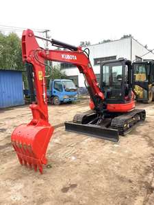 Mini pelle Kubota U55 d'occasion avec pouce hydraulique, 5,5 tonnes, haute qualité, d'origine, certifiée CE - Product Image 2