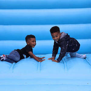 Château gonflable commercial en PVC bleu de grande taille pour l'extérieur et l'intérieur, pour la location de fêtes, les mariages, les événements et les spectacles - Product Image 4