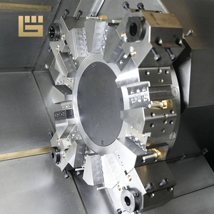 CNCスラントベッド旋盤機械駆動工具付きCnc旋盤機械工場 - Product Image 2