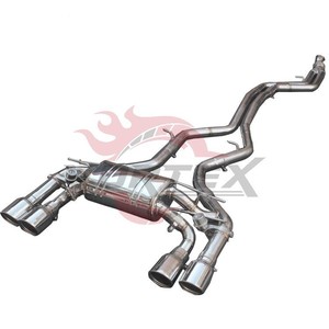 SS304 Vortex valvetronic catback Exhaust เหมาะกับ BMW F87 M2 N55ประสิทธิภาพ3.0T 2014-2018การแข่งท่อไอเสียระบบ Quad - Product Image 2